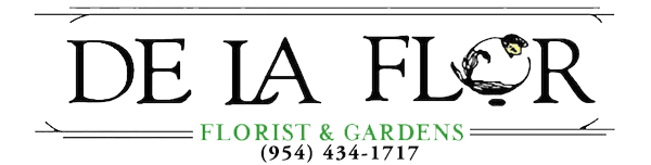 De La Flor Florist & Gardens Logo