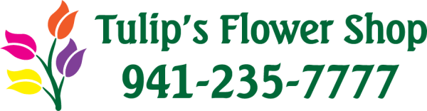 Tulips Flower Shop Logo