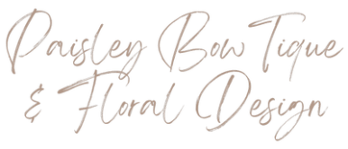 Paisley Bowtique & Floral Design Logo