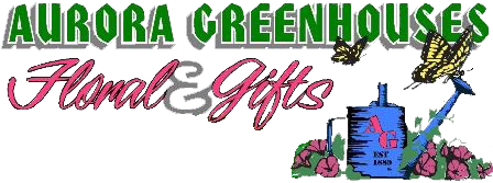 Aurora Greenhouses Floral & Gifts Logo