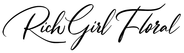 Rich Girl Floral Logo