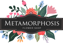 Metamorphosis Flower Shop Logo