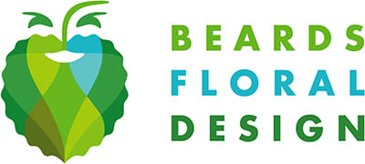 Beards Floral Design Logo