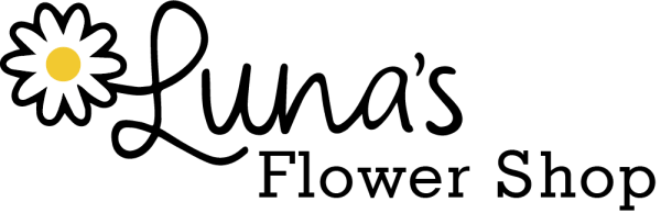 Luna's Flower Shop Logo