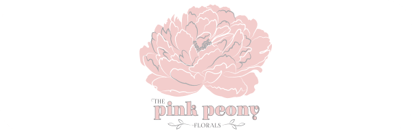 The Pink Peony Florals Logo