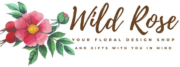 Wild Rose Flower Shop Logo