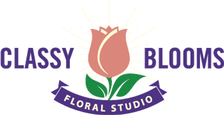 Classy Blooms Floral Studio Logo