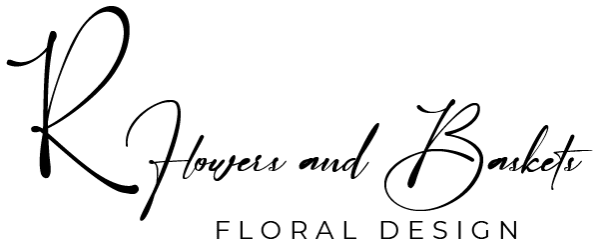 R Flowers And Baskets Logo