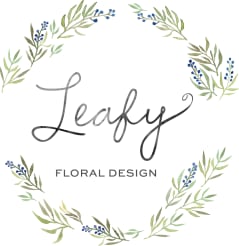 Leafy Floral Design Logo