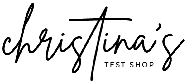 Christina's Test Shop Logo