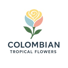 Colombian Tropical Flowers Logo