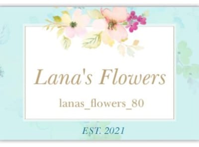 Lana's Flowers by Rustic Gardens Logo