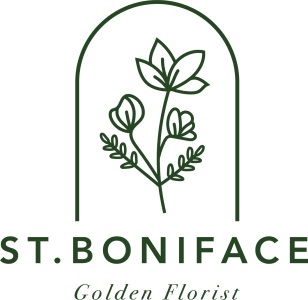 St. Boniface Golden Florist Logo