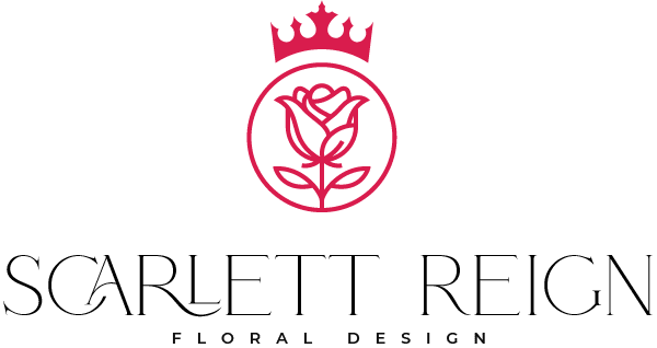 Scarlett Reign Floral Design Logo