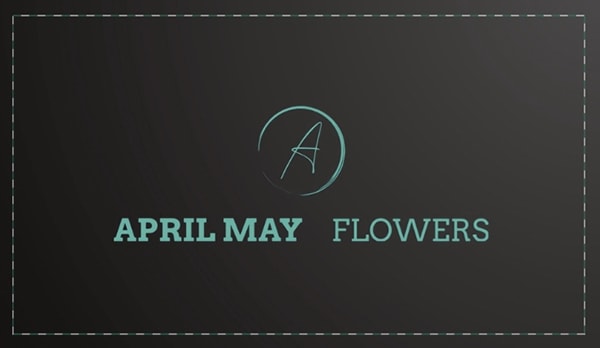 April May Flowers Logo