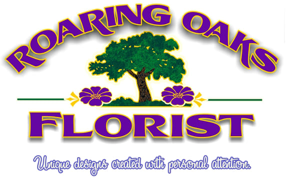Roaring Oaks Florist Logo