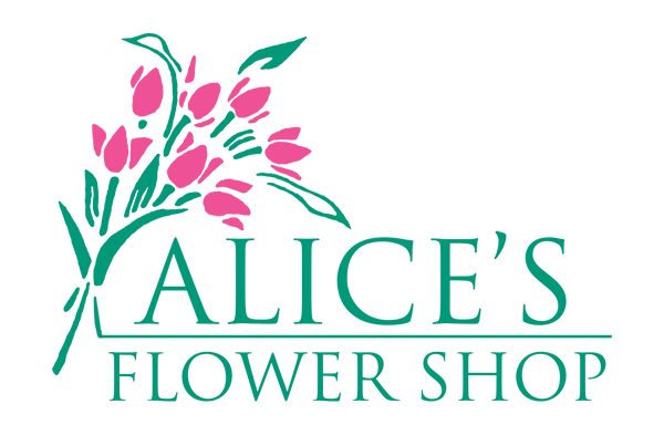 Alice's Flower Shop Logo