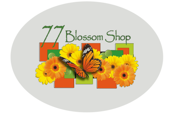 77 Blossom Shop Logo