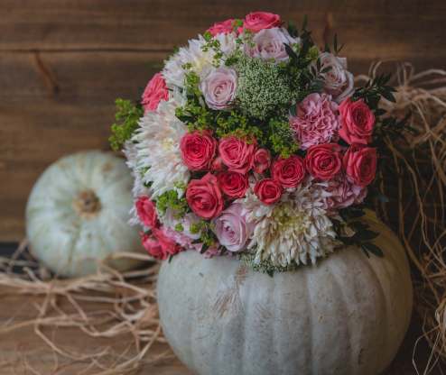 Guide on How to Create a Pumpkin Flower Arrangement
