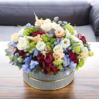 How to Make a Beautiful Hat Box Flower Arrangement