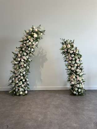 Moon Arch Rental with Flowers 