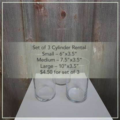 Flower Mill Cylinder Wedding/Event Rental