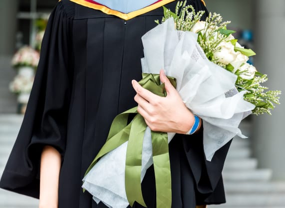 Graduation flowers hot sale