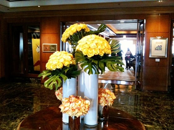 This Week's Lobby Installation at the Ritz, Marina del Rey