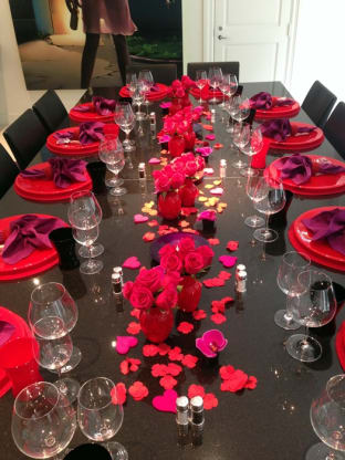 Fun Valentine's Day Table Setting
