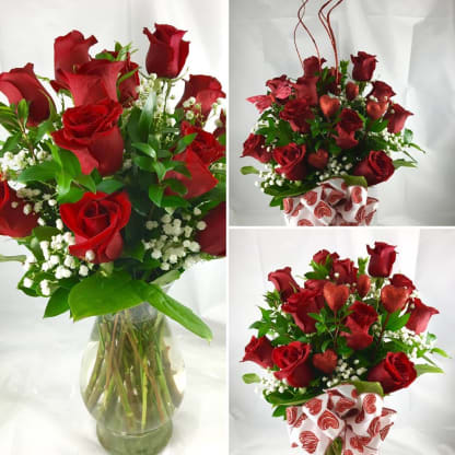 Spark Romance JZust Send Fiery Red Roses