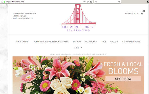 Florist San Francisco How To Order Flowers Online Blog Fillmore Florist San Francisco