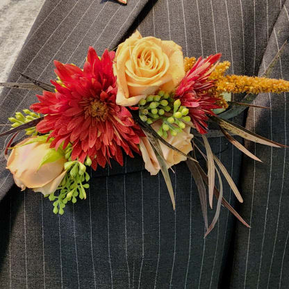  Pocket Square Boutonniere