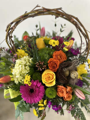 Easter Flower Basket decoration