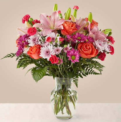 Who doesn't like receiving flowers as a birthday pre