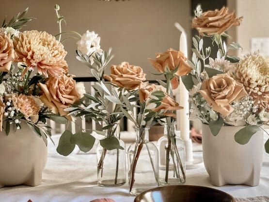 Origin of Flowers: Part of the Thanksgiving Table