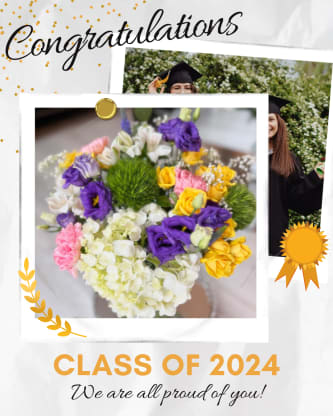 Graduation flowers