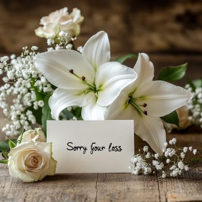 Sympathy Flowers to the Home
