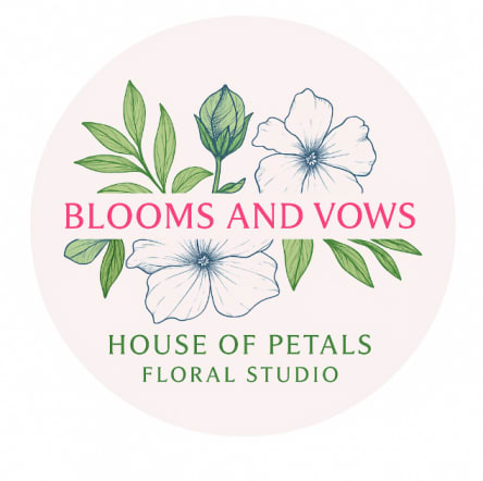 Blooms And Vows - House of Petals Logo