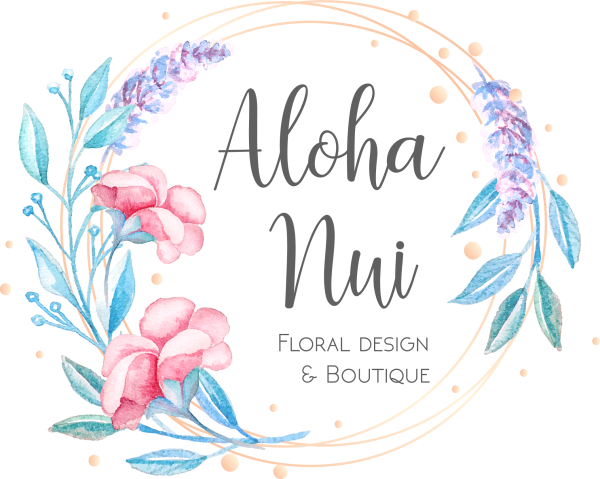 Aloha Nui Floral Design and Boutique Logo