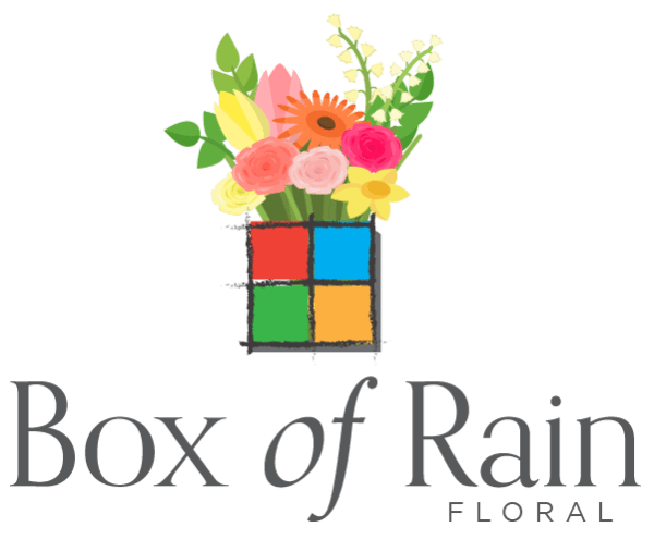 Box of Rain Floral Logo