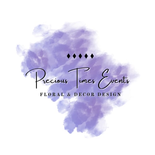 Precious Times Events and Floral Logo
