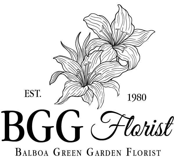 Balboa Green Garden Florist. Logo