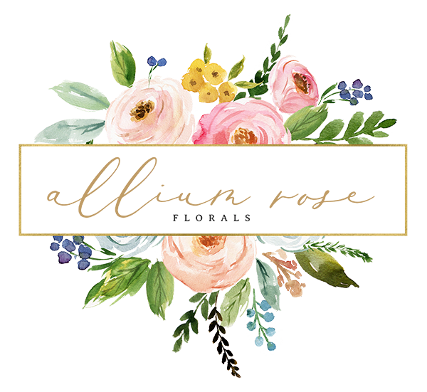 Allium Rose Florals Logo