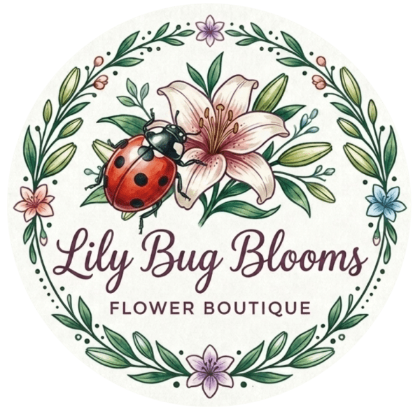 Lily Bug Blooms Flower Boutique Logo