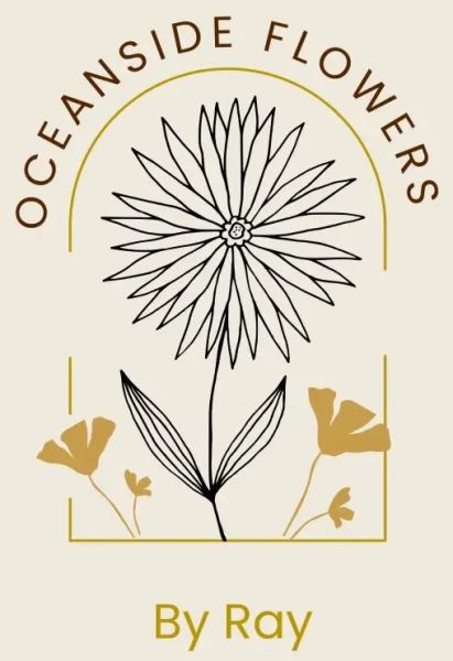 Oceanside Flowers By Ray Logo
