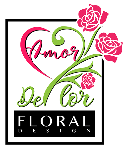 Amor De Flor Floral Design Logo