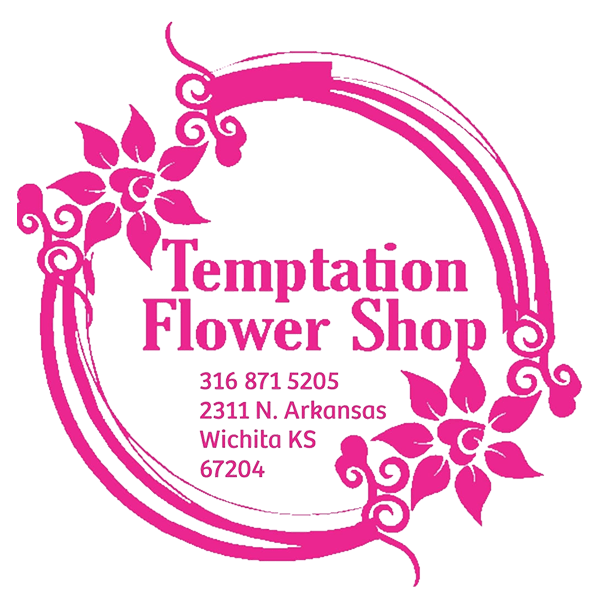 Temptations Flower Shop Logo
