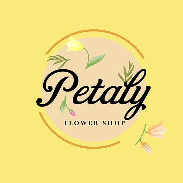 Petaly Flower Shop Logo