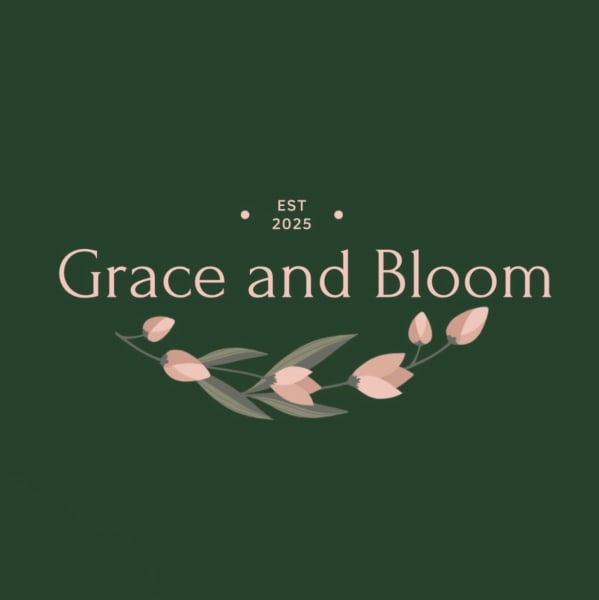 Grace & Bloom Flowers Logo