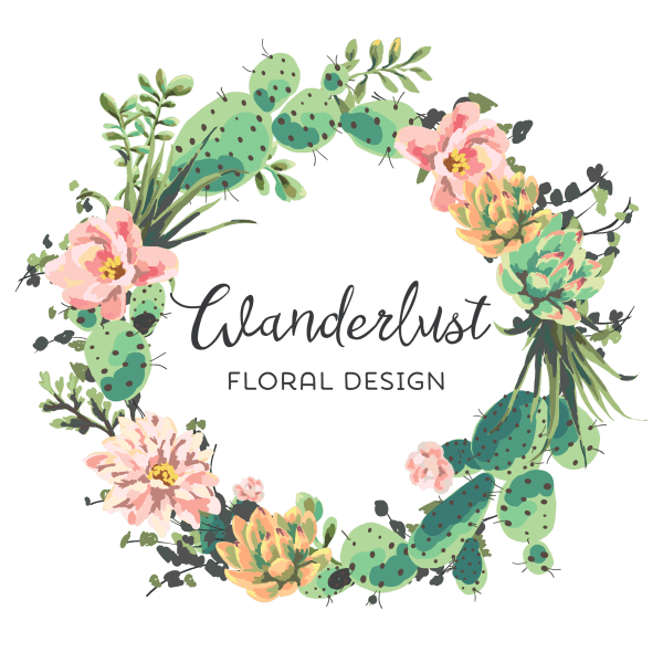 Wanderlust Floral Design Logo